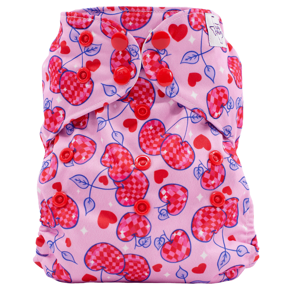 Cherrylicious - One Size Pocket - Texas Tushies - Modern Cloth Diapers & Beyond