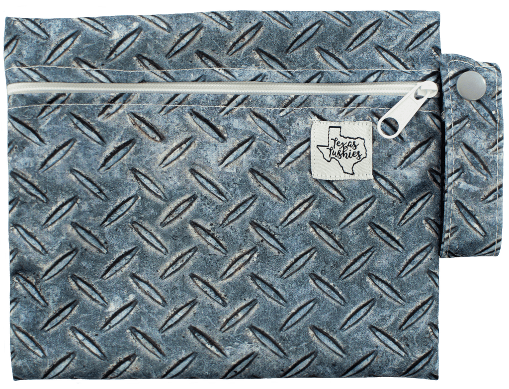 Diamond Plated - Mini Wet Bag - Texas Tushies - Modern Cloth Diapers & Beyond