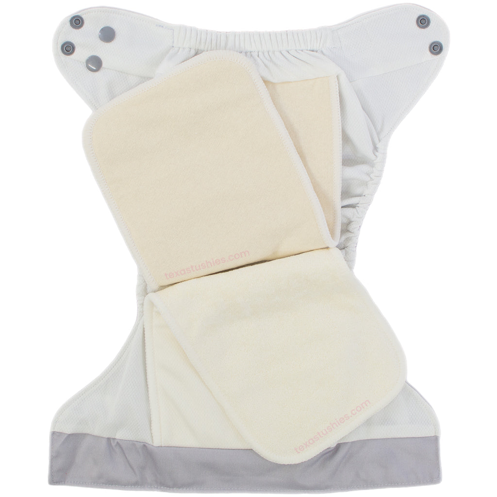 Elenor Embroidery - One Size AIO - Texas Tushies - Modern Cloth Diapers & Beyond