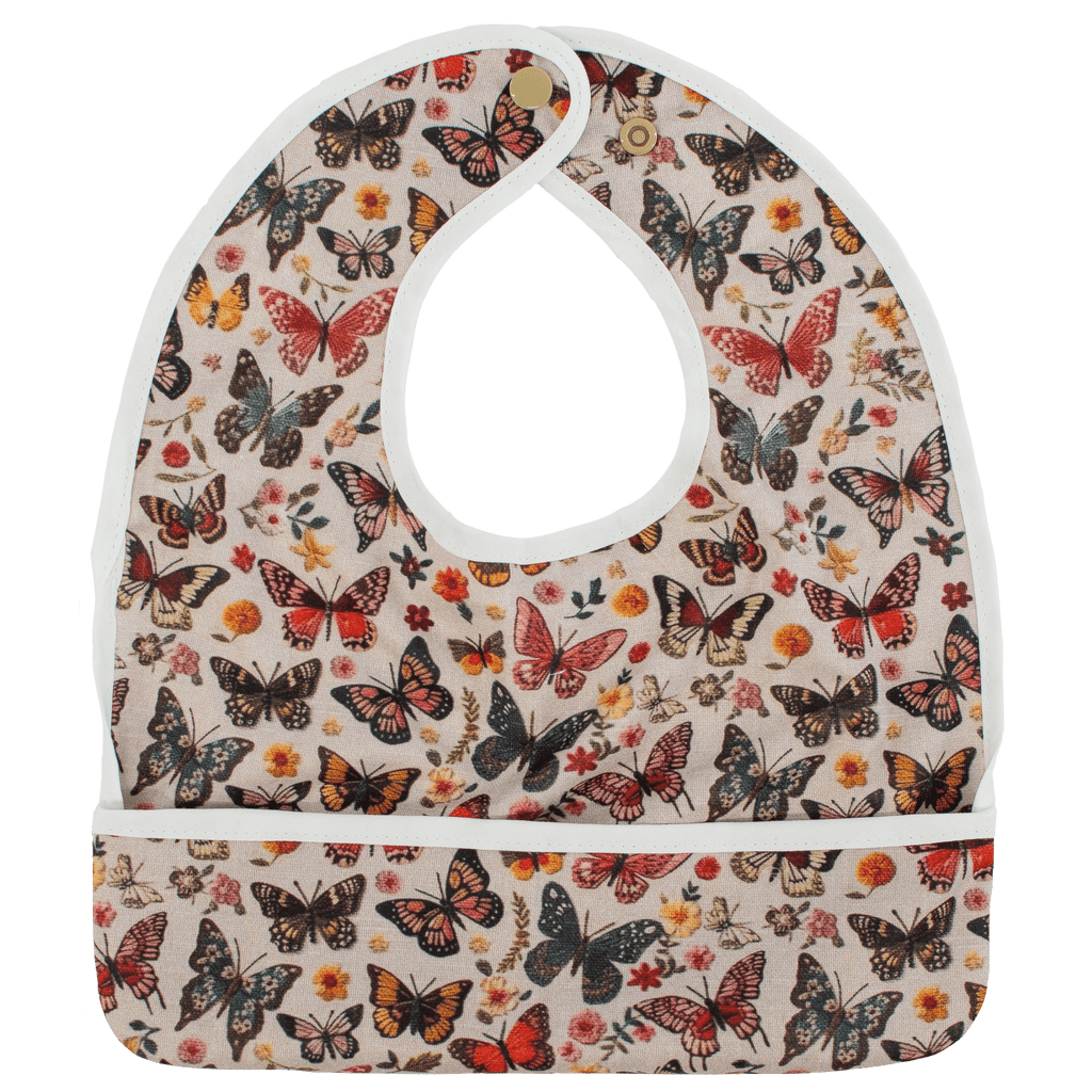 Flutter Embroidery - The Flip Bib - Texas Tushies - Modern Cloth Diapers & Beyond