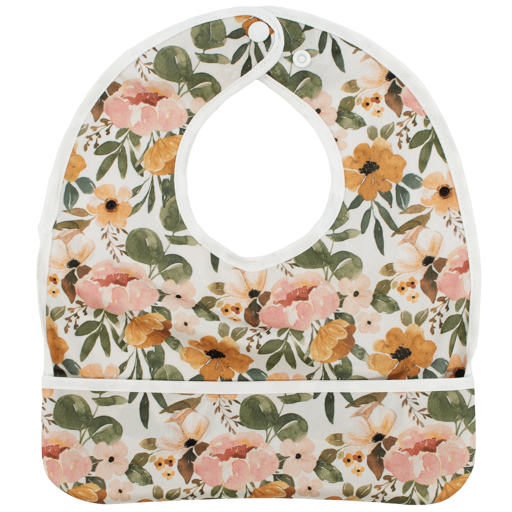 Josie Floral - The Flip Bib - Texas Tushies - Modern Cloth Diapers & Beyond
