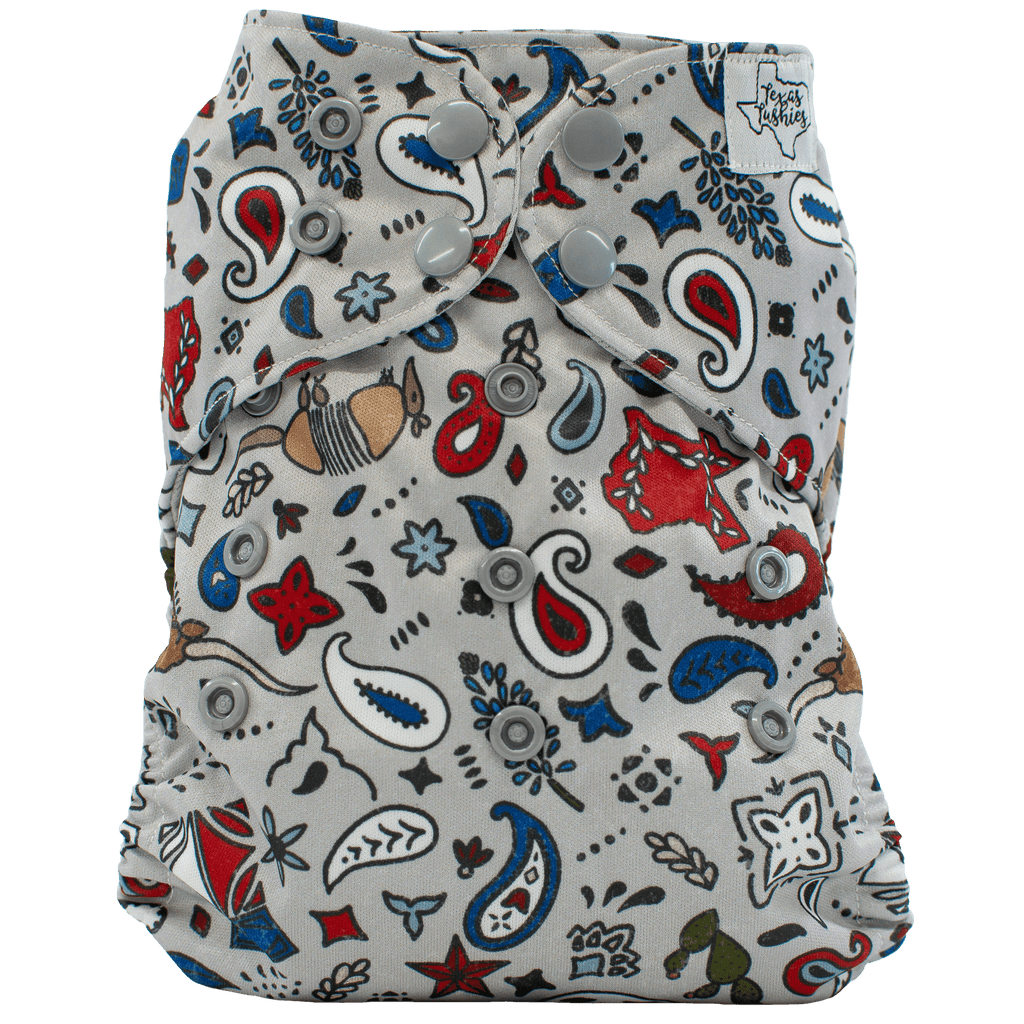Lone Star - One Size AIO - Texas Tushies - Modern Cloth Diapers & Beyond