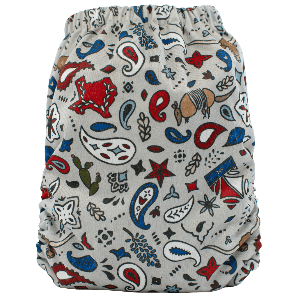 Lone Star - One Size Pocket - Texas Tushies - Modern Cloth Diapers & Beyond