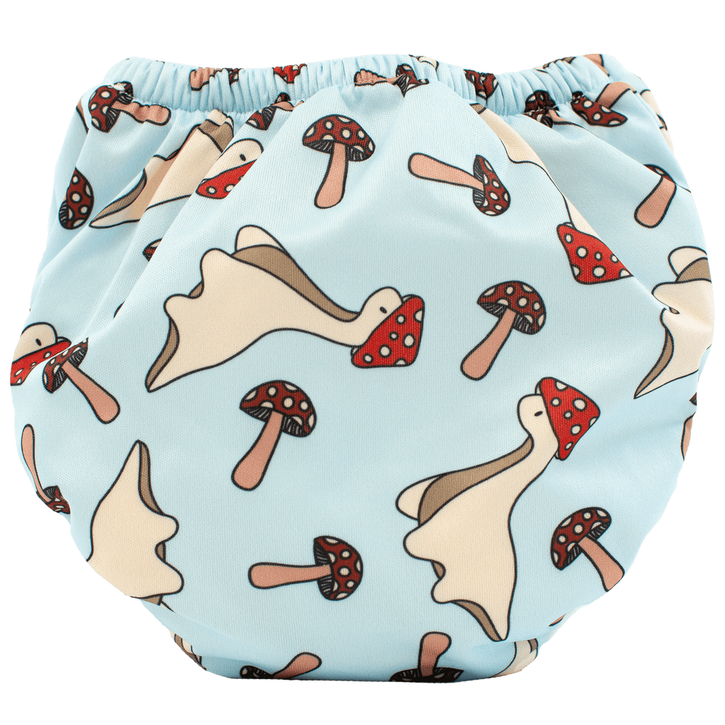 Mushroom Dinos - Training Pants - Texas Tushies - Modern Cloth Diapers & Beyond