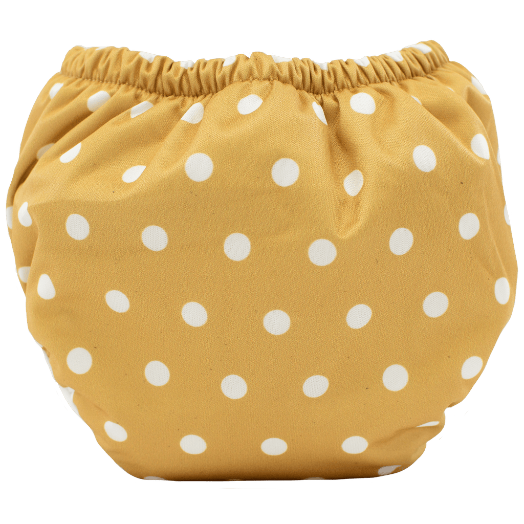 Mustard Polka Dots - Training Pants - Texas Tushies - Modern Cloth Diapers & Beyond