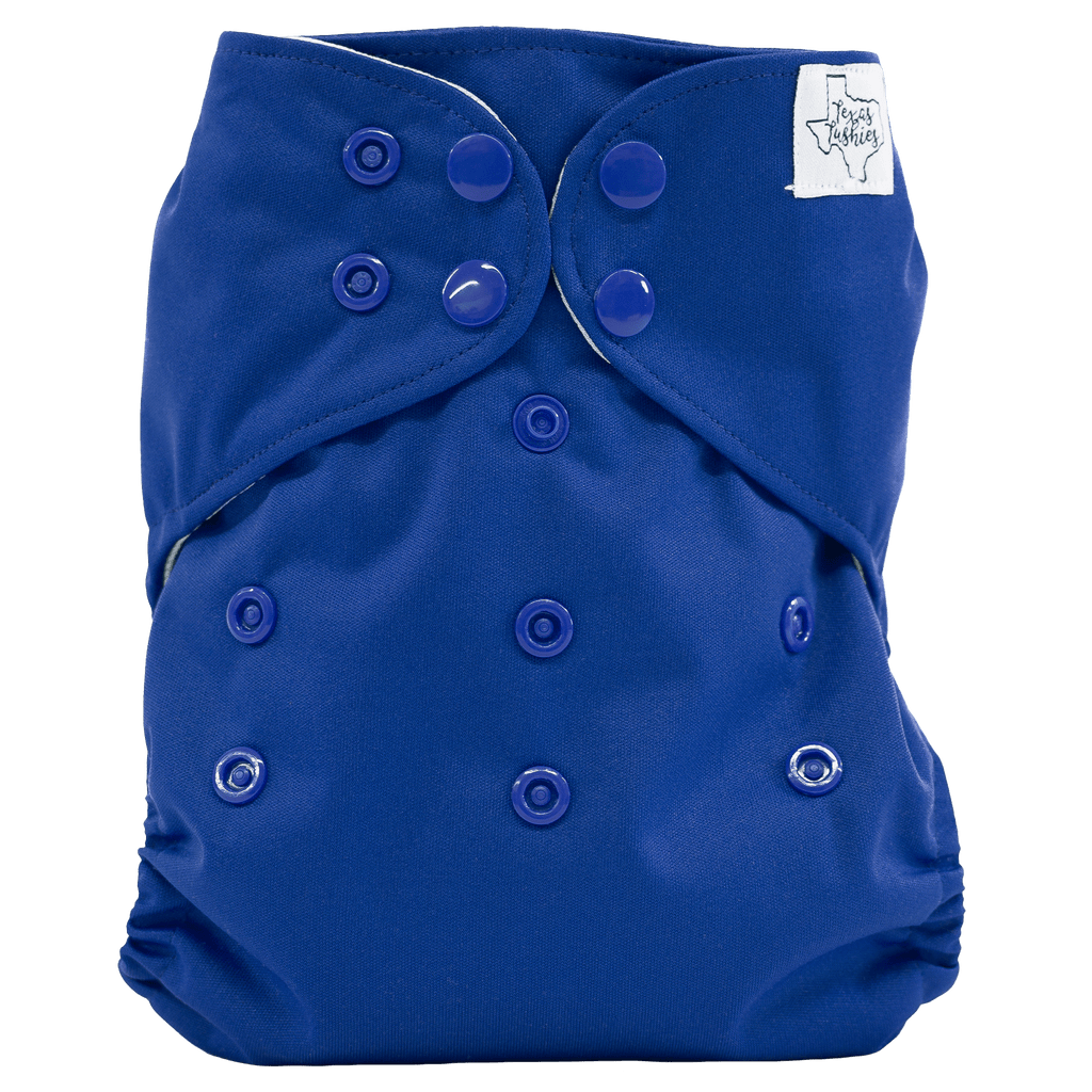 Not So Basic Solids - One Size Pocket Cloth Diaper - Texas Tushies - Modern Cloth Diapers & Beyond
