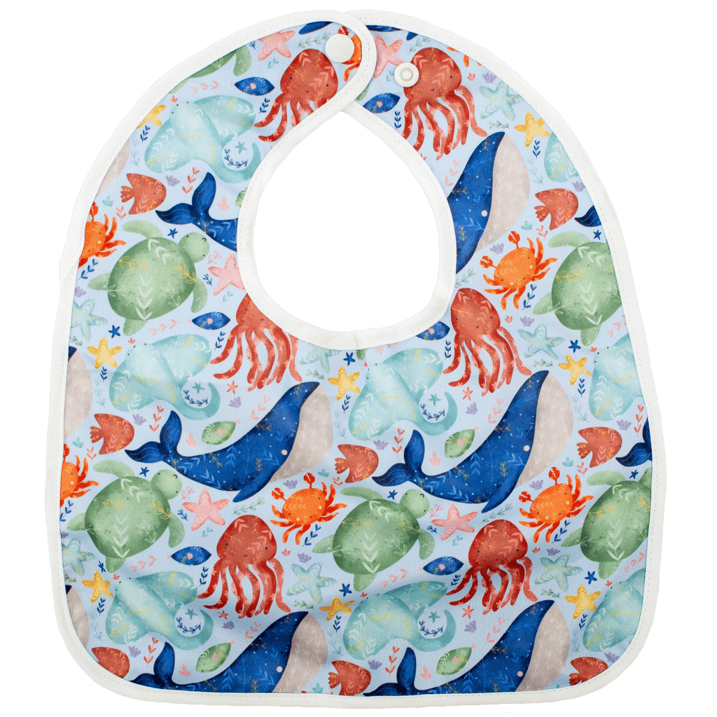 Ocean Cuties - The Flip Bib - Texas Tushies - Modern Cloth Diapers & Beyond