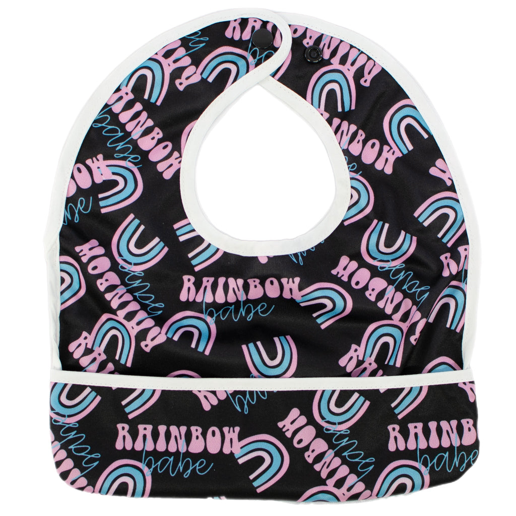 Rainbow Babe - The Flip Bib - Texas Tushies - Modern Cloth Diapers & Beyond