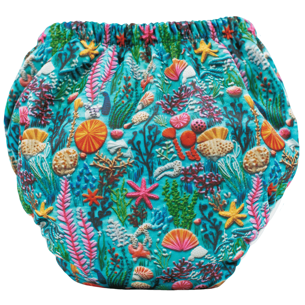 Sea Embroidery - Training Pants - Texas Tushies - Modern Cloth Diapers & Beyond