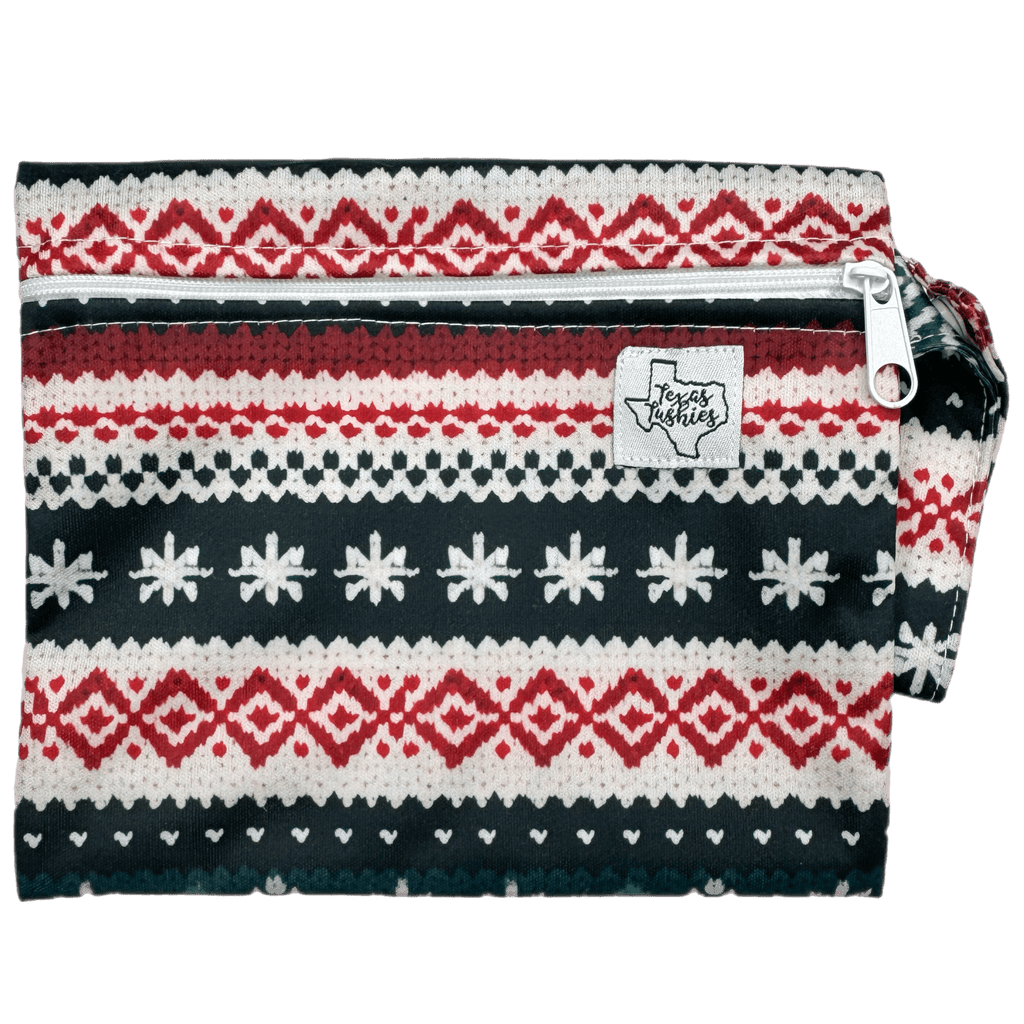 Sweater Weather - Mini Wet Bag - Texas Tushies - Modern Cloth Diapers & Beyond