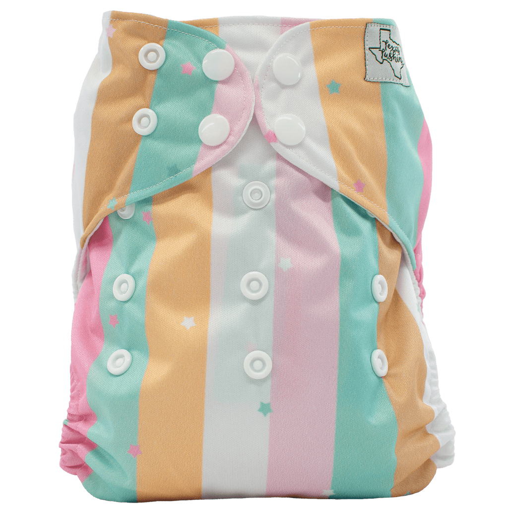 Triple Treat - One Size AIO - Texas Tushies - Modern Cloth Diapers & Beyond