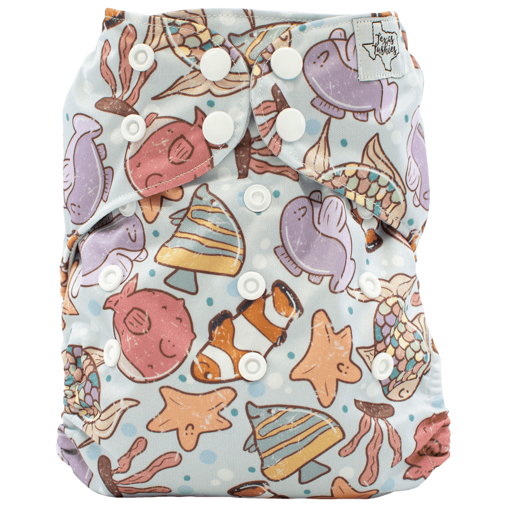 Under Waves - One Size Pocket - Texas Tushies - Modern Cloth Diapers & Beyond