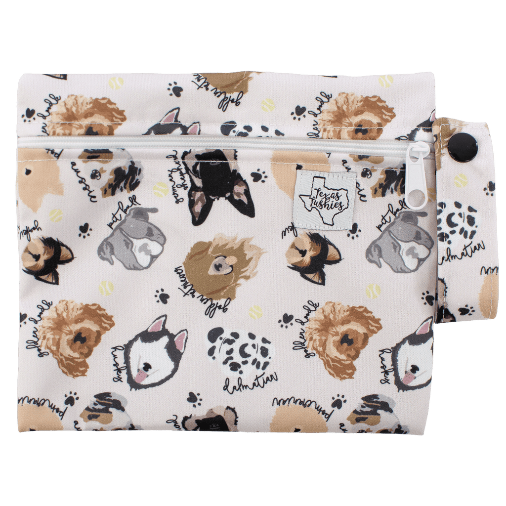 Woof - Mini Wet Bag - Texas Tushies - Modern Cloth Diapers & Beyond
