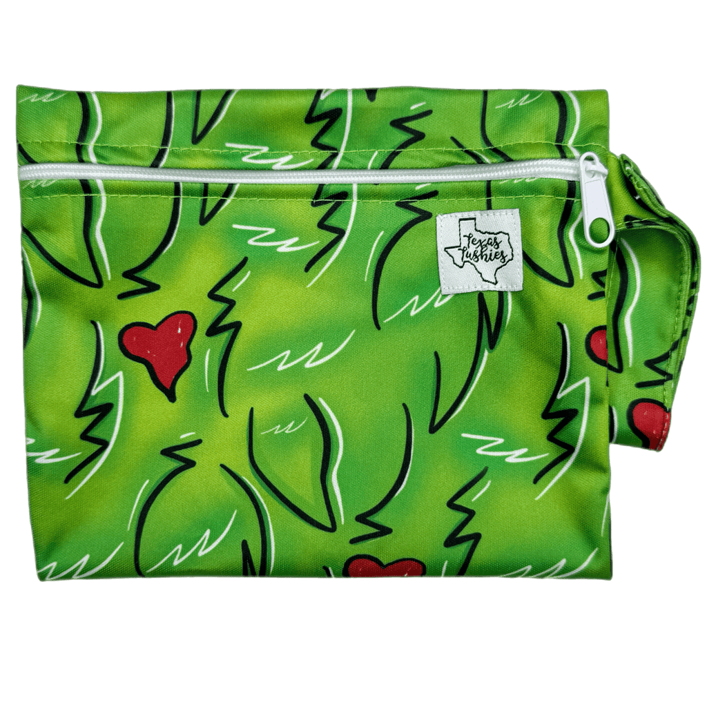 You're A Mean One - Mini Wet Bag - Texas Tushies - Modern Cloth Diapers & Beyond