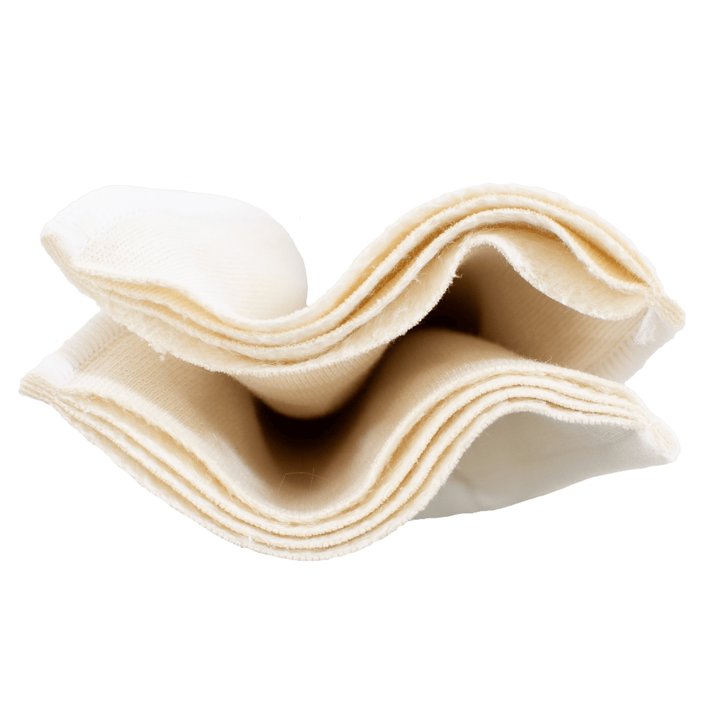 4 Layer Hemp/Cotton Cloth Diaper Inserts - Texas Tushies - Modern Cloth Diapers & Beyond