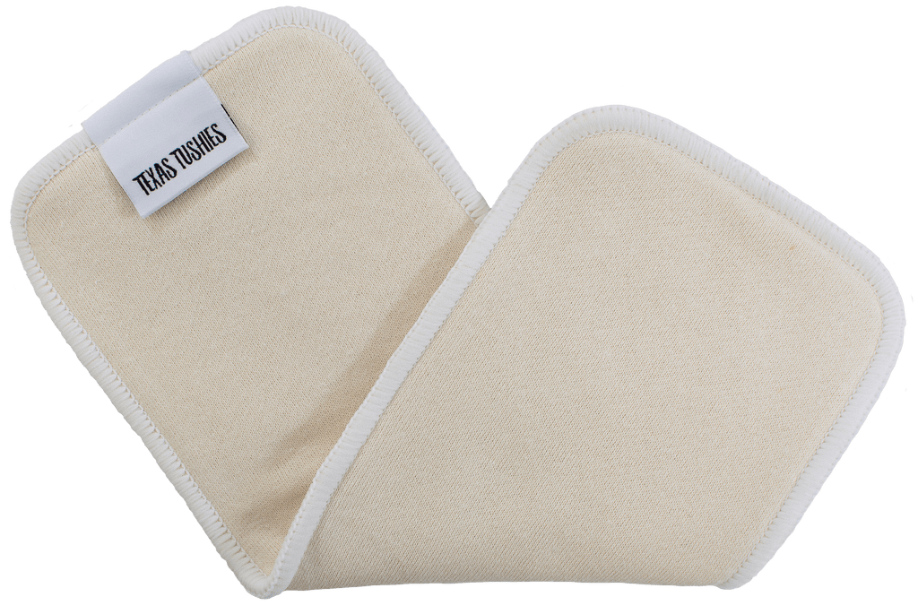4 Layer Hemp/Cotton Cloth Diaper Inserts - Texas Tushies - Modern Cloth Diapers & Beyond