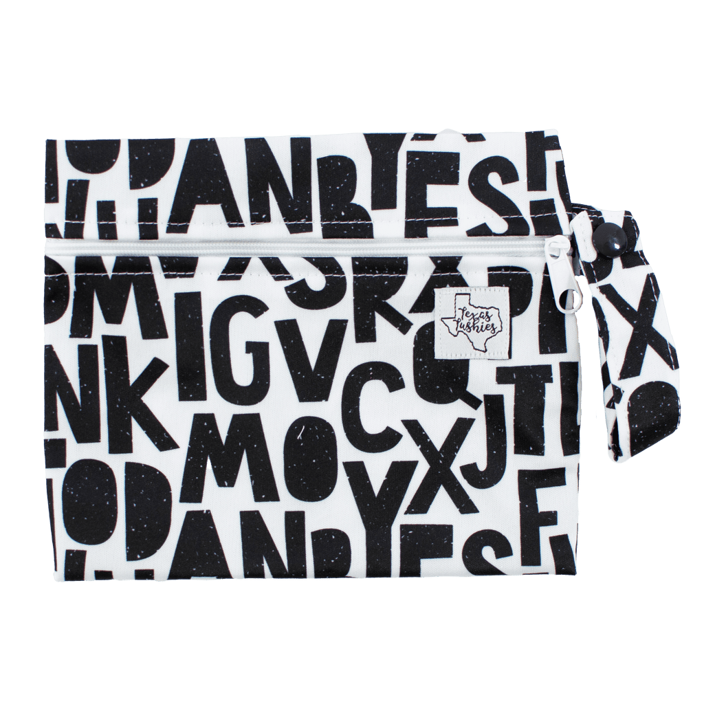 ABC's - Mini Wet Bag - Texas Tushies - Modern Cloth Diapers & Beyond