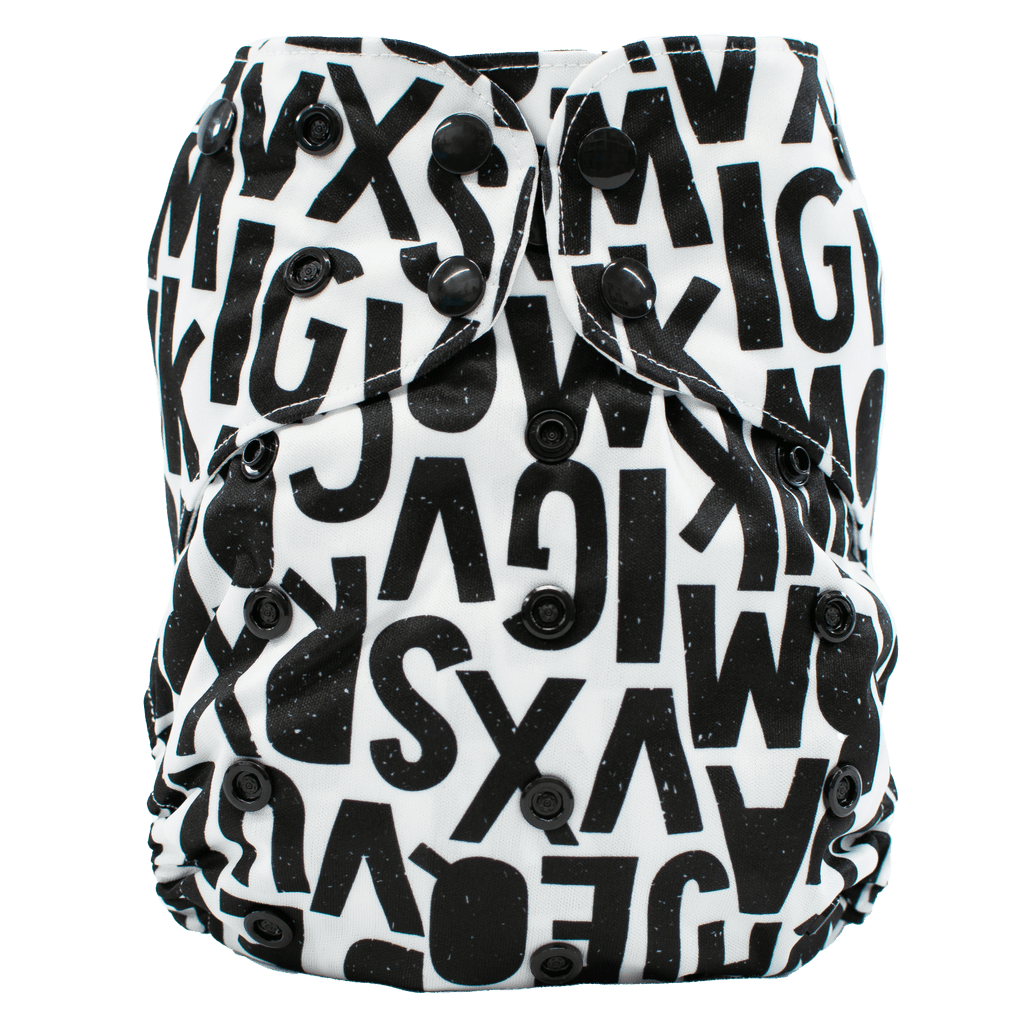 ABC's - XL Pocket - Texas Tushies - Modern Cloth Diapers & Beyond