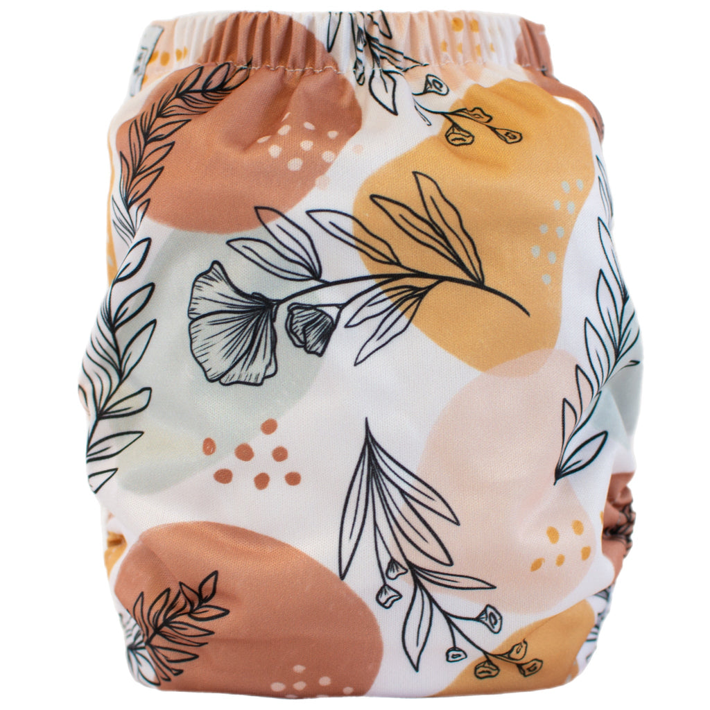 Abstract Leaves - XL Pocket - Texas Tushies - Modern Cloth Diapers & Beyond