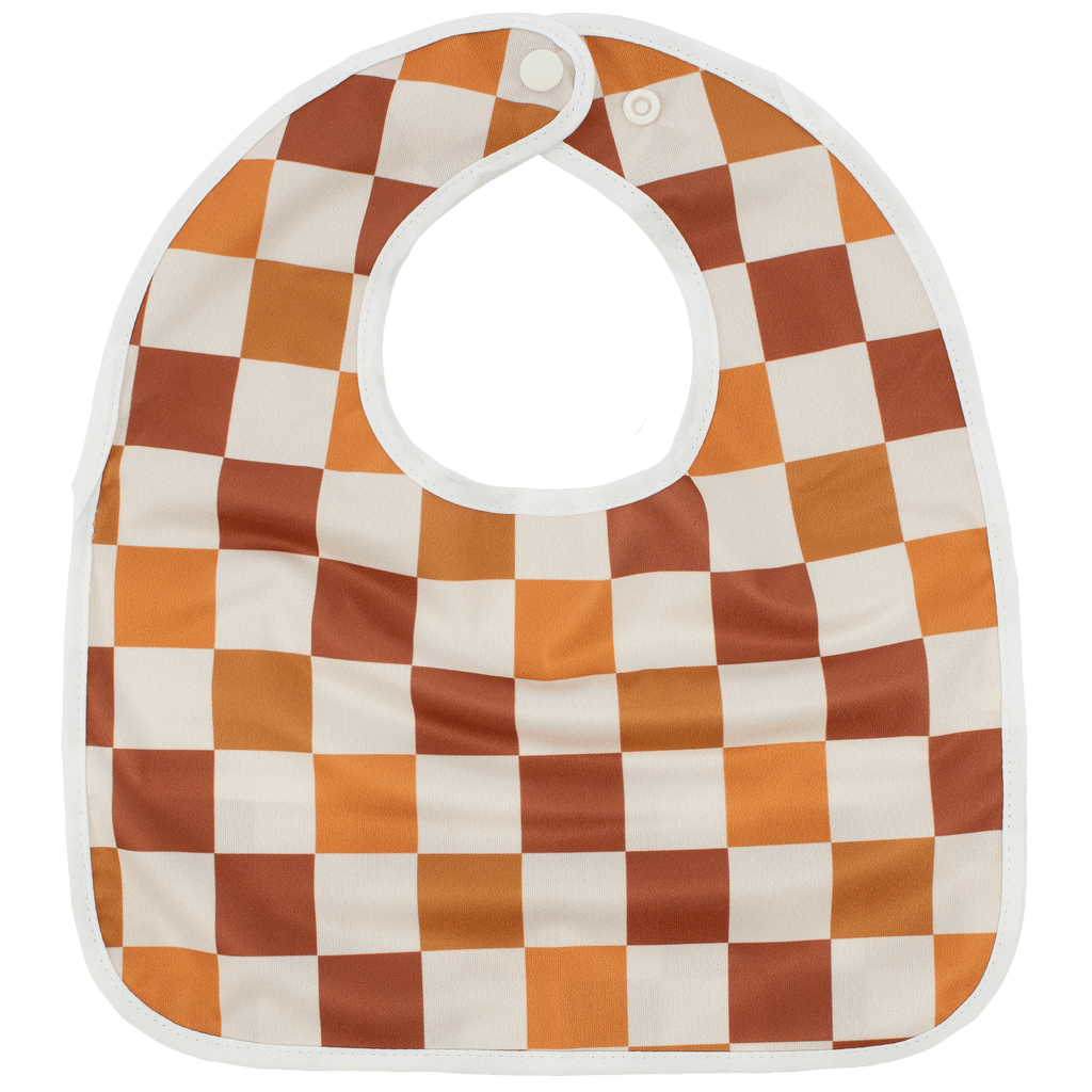 Autumn Check - The Flip Bib - Texas Tushies - Modern Cloth Diapers & Beyond