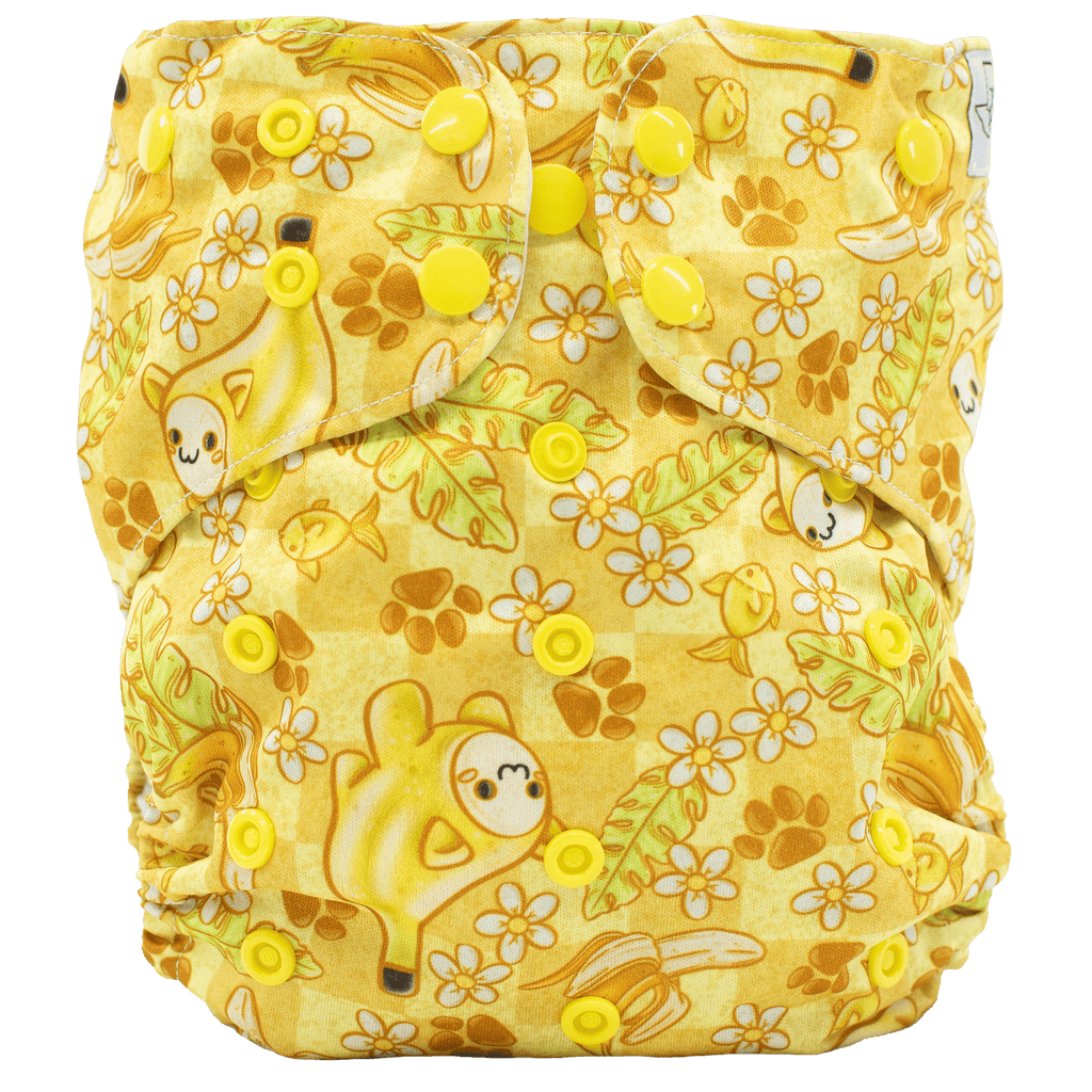 Banana Cat - XL Pocket - Texas Tushies - Modern Cloth Diapers & Beyond