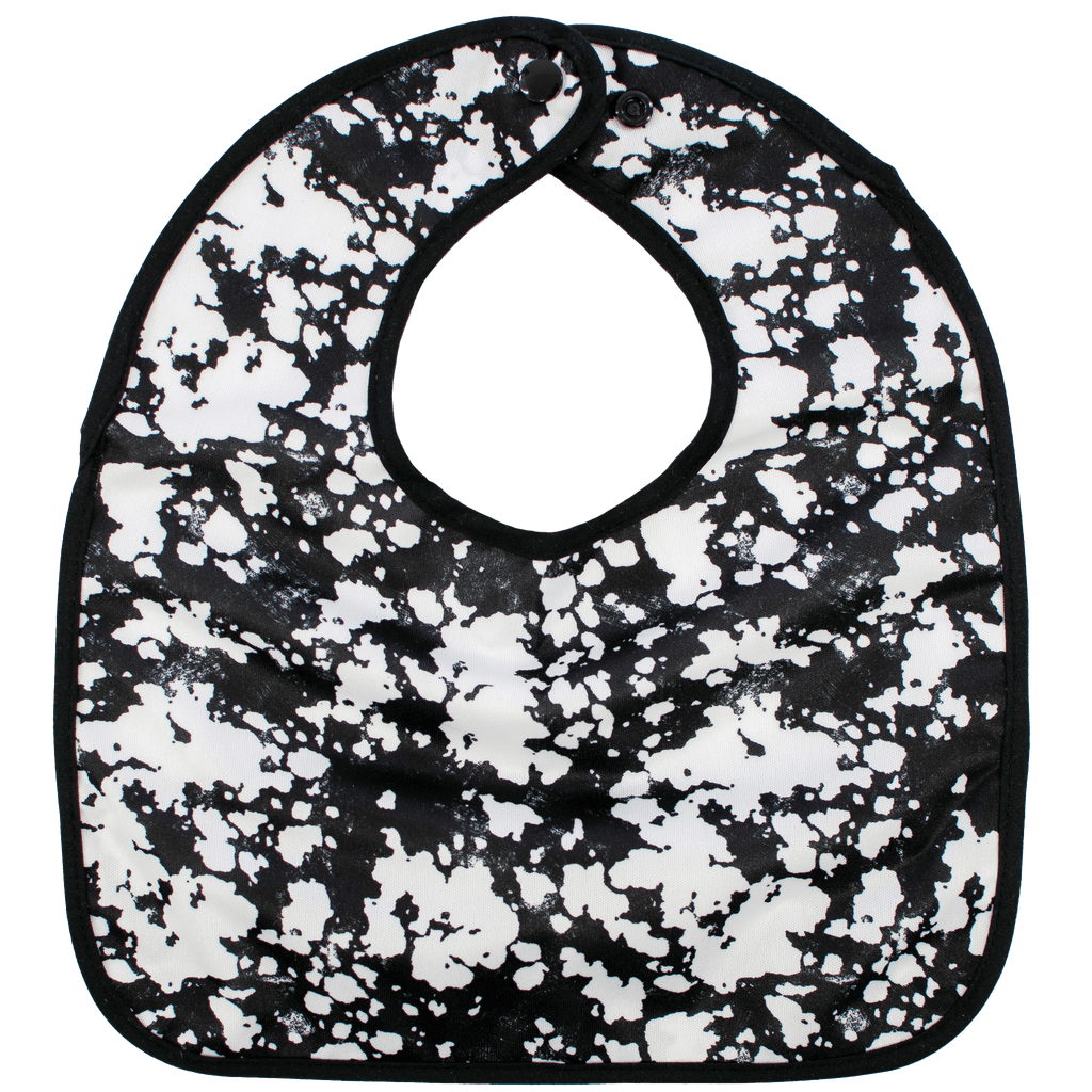Black Acid Wash - The Flip Bib - Texas Tushies - Modern Cloth Diapers & Beyond