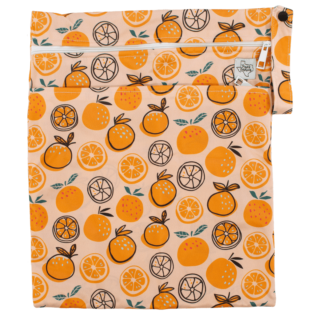 Clementine - Wet Bag - Texas Tushies - Modern Cloth Diapers & Beyond