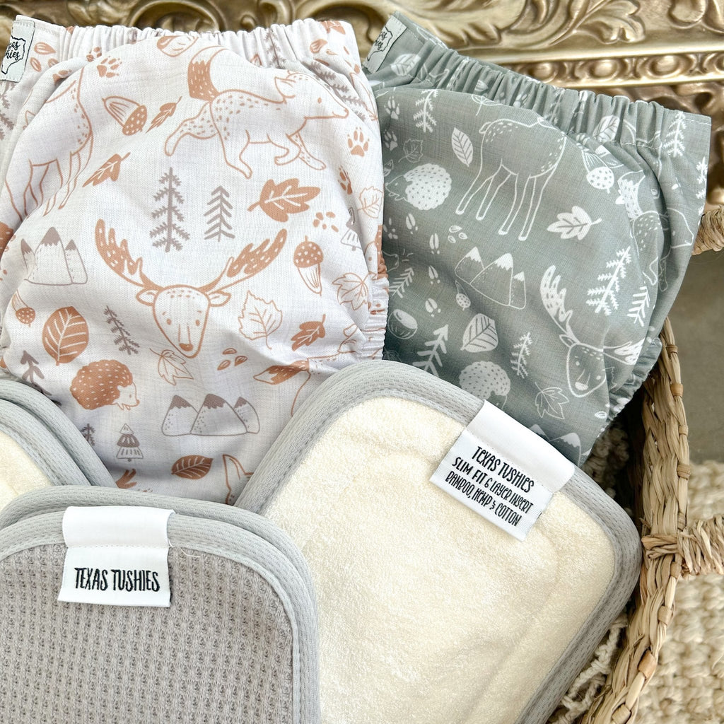 Cloth Diaper Quick Starter Kit - Texas Tushies - Modern Cloth Diapers & Beyond