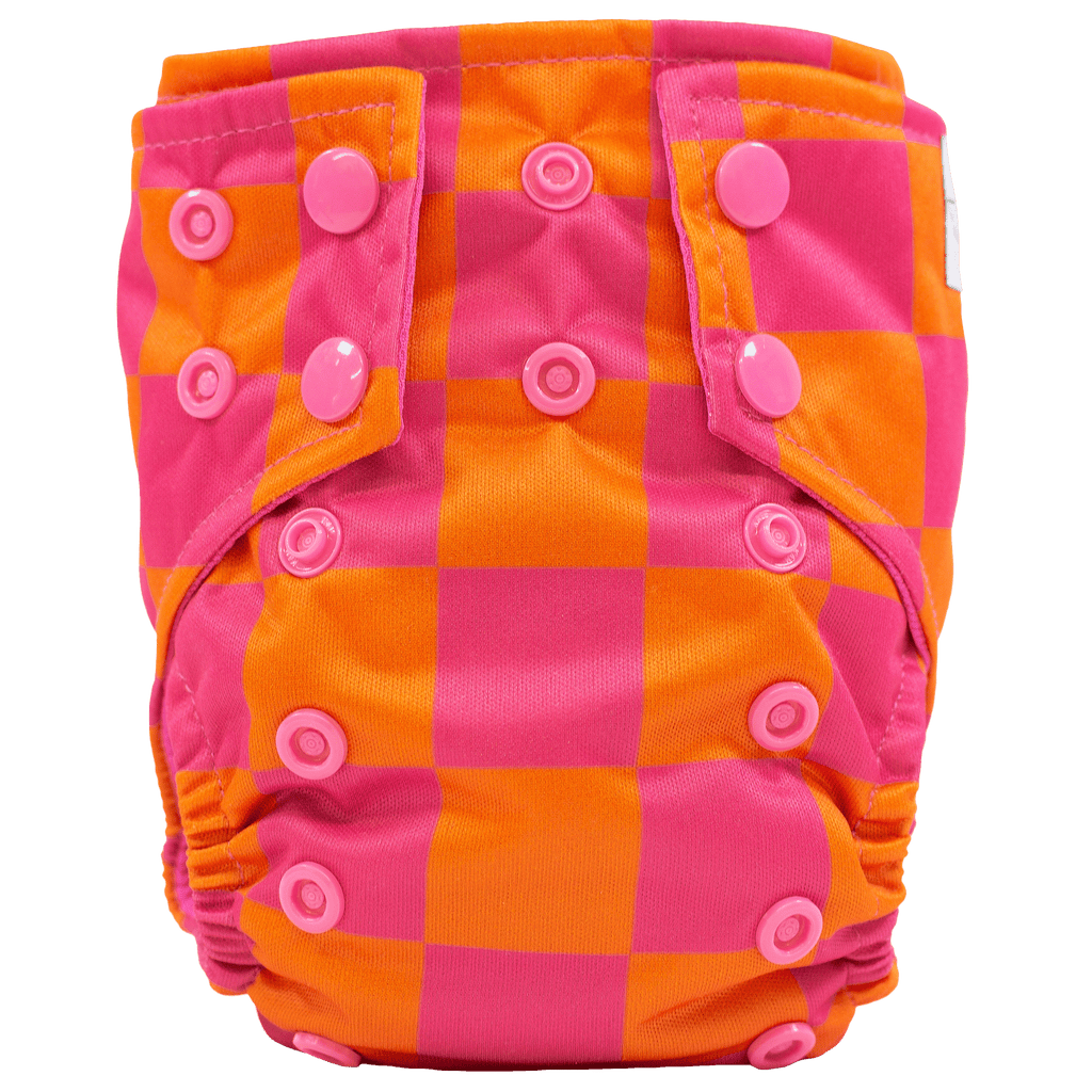 Colored AWJ - Tiny Tushies Newborn AIO Cloth Diaper - Texas Tushies - Modern Cloth Diapers & Beyond