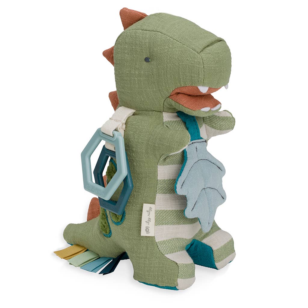 Dino Activity Plush with Teether Toy - Texas Tushies - Modern Cloth Diapers & Beyond