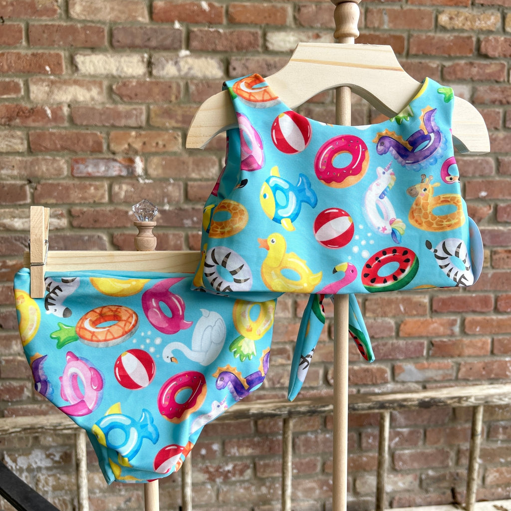 Floaty - Reversible Swim Set - Texas Tushies - Modern Cloth Diapers & Beyond