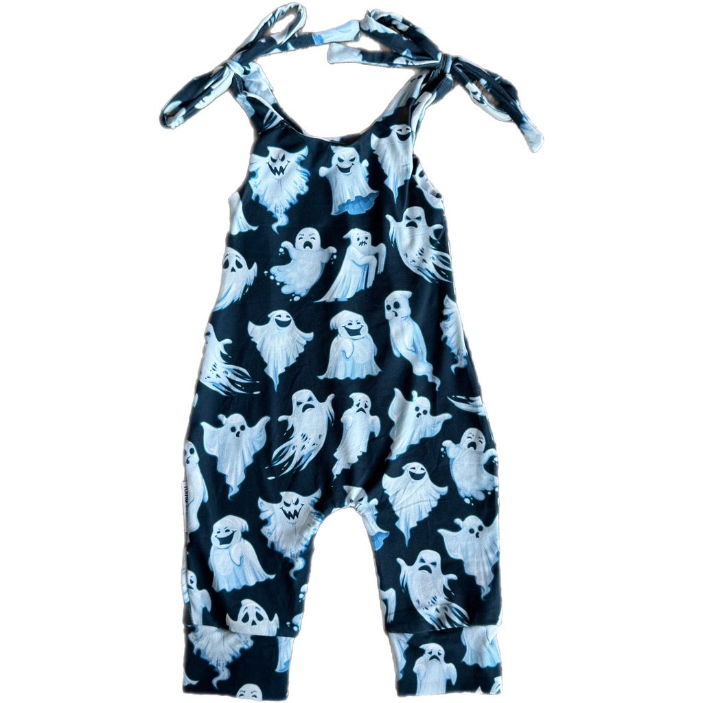 Ghosties - Tie Overalls - Texas Tushies - Modern Cloth Diapers & Beyond