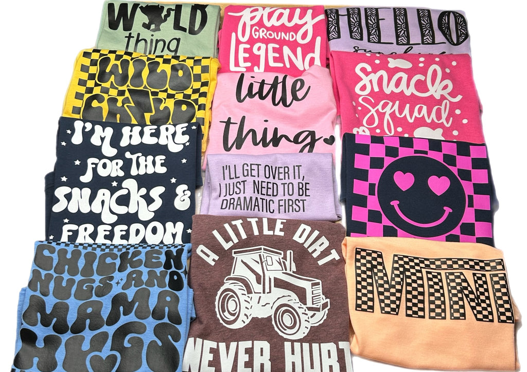 Girly Shirt Grab Bags - Texas Tushies - Modern Cloth Diapers & Beyond