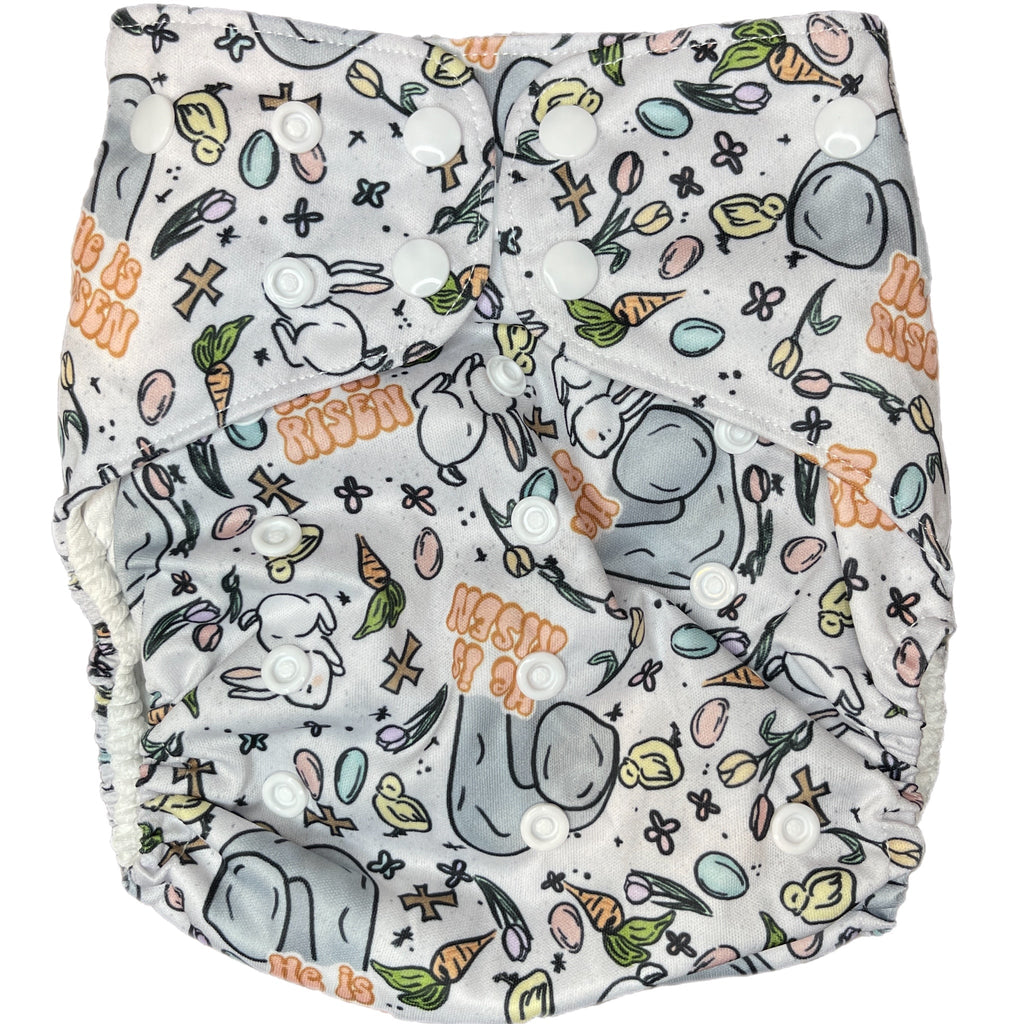 He Is Risen - XL Pocket - Texas Tushies - Modern Cloth Diapers & Beyond