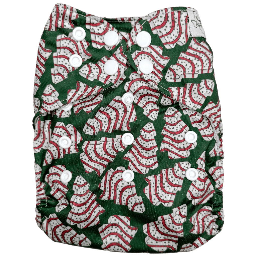 Holiday Cakes - One Size AIO - Texas Tushies - Modern Cloth Diapers & Beyond