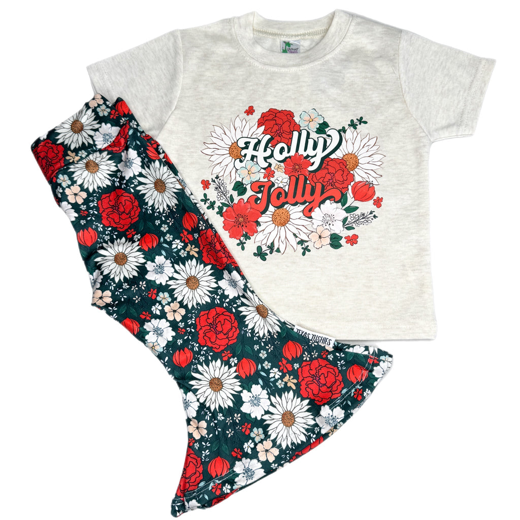 Holly Jolly Meadow - Butter Soft Flares - Texas Tushies - Modern Cloth Diapers & Beyond