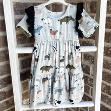 Load image into Gallery viewer, Farm Animals - Ruffle Dress