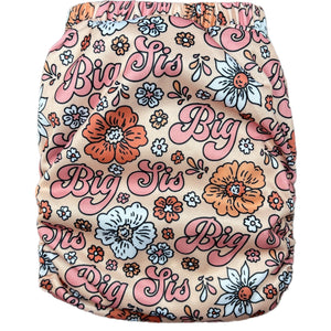 Big Sis Floral - One Size Pocket