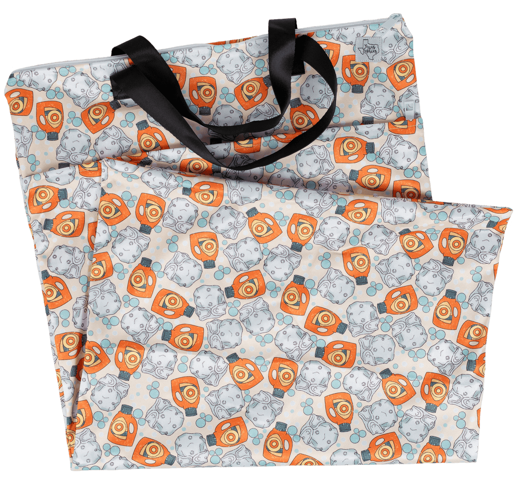 Large Hanging Wet Bags with Dual Pockets - Texas Tushies - Modern Cloth Diapers & Beyond