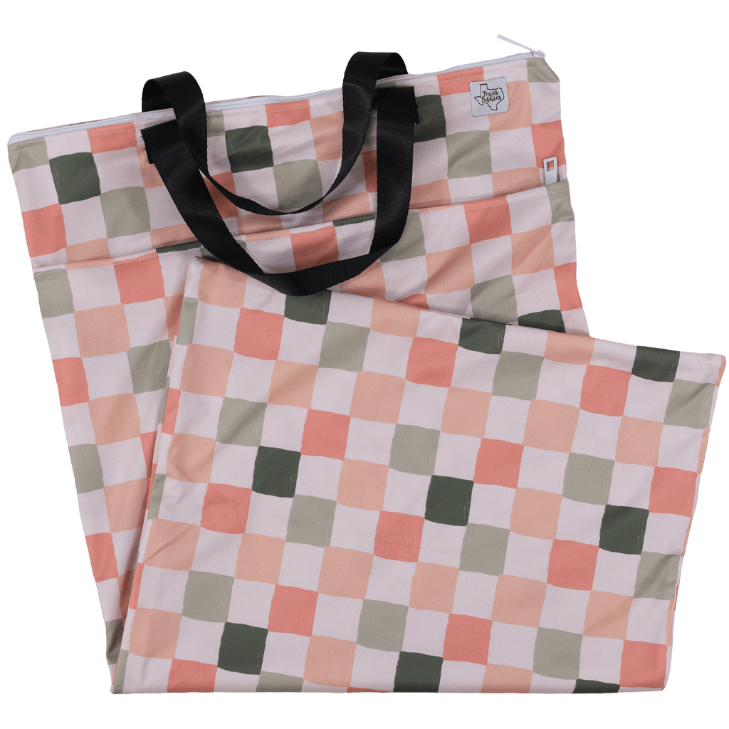 Large Hanging Wet Bags with Dual Pockets - Texas Tushies - Modern Cloth Diapers & Beyond