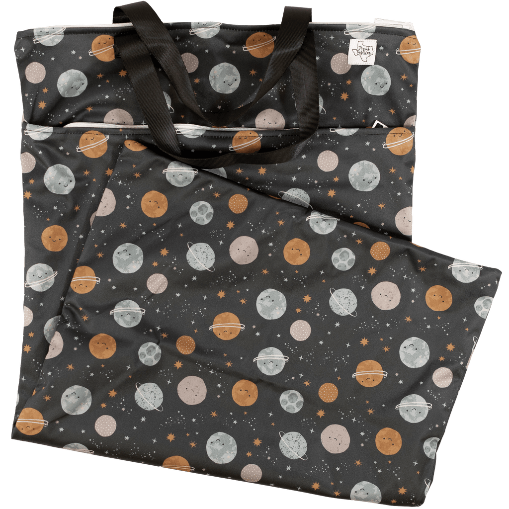 Large Hanging Wet Bags with Dual Pockets - Texas Tushies - Modern Cloth Diapers & Beyond