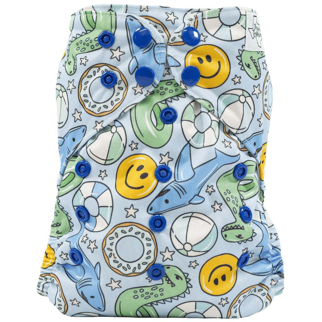 Last Chance - Slim Fit AIO Cloth Diaper - Texas Tushies - Modern Cloth Diapers & Beyond