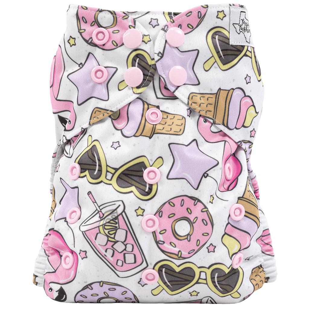 Last Chance - Slim Fit AIO Cloth Diaper - Texas Tushies - Modern Cloth Diapers & Beyond