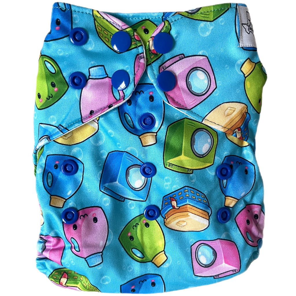 Laundry Day - One Size AIO - Texas Tushies - Modern Cloth Diapers & Beyond