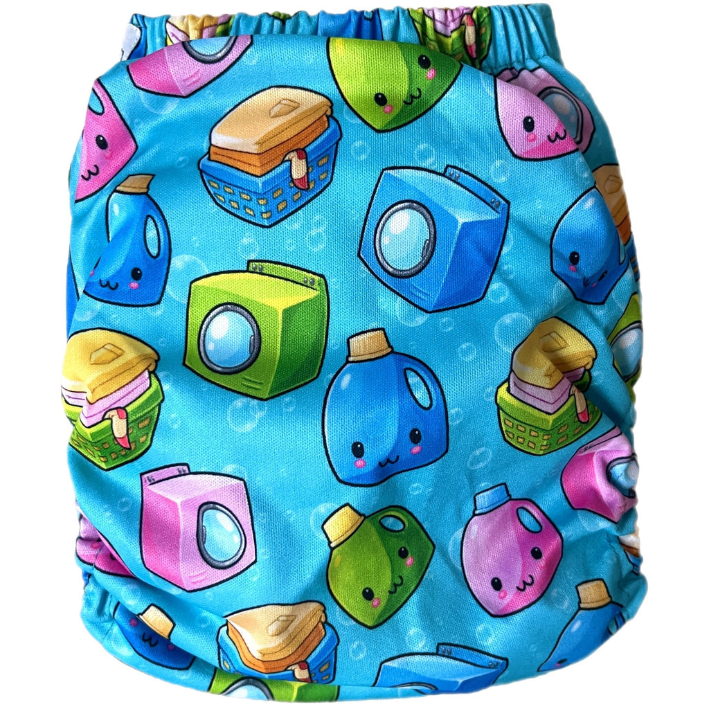 Laundry Day - One Size AIO - Texas Tushies - Modern Cloth Diapers & Beyond