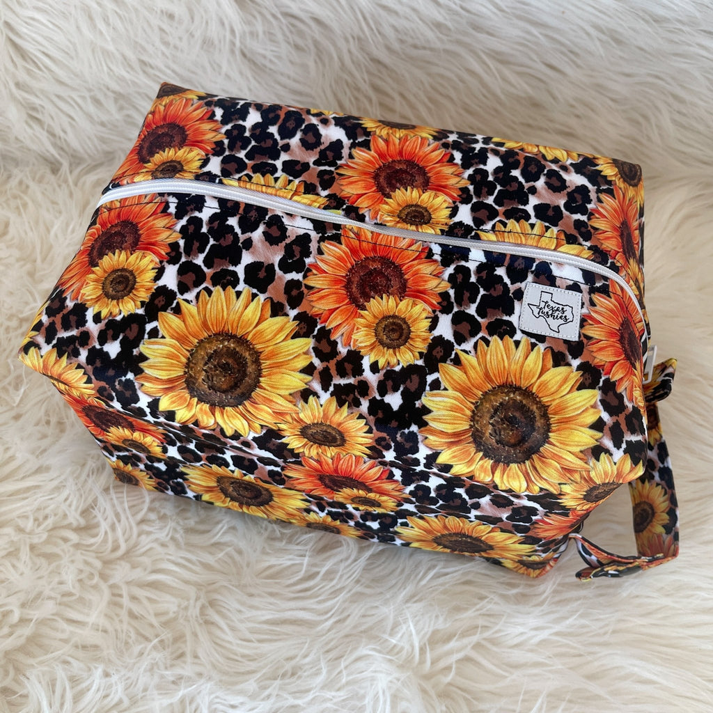 Leopard Sunflower - Pod - Texas Tushies - Modern Cloth Diapers & Beyond