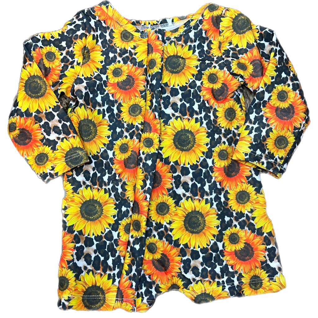 Leopard Sunflower - Swimsuit - Texas Tushies - Modern Cloth Diapers & Beyond