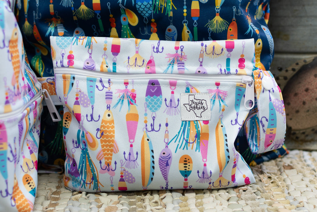 Lilac Lures - Mini Wet Bag - Texas Tushies - Modern Cloth Diapers & Beyond