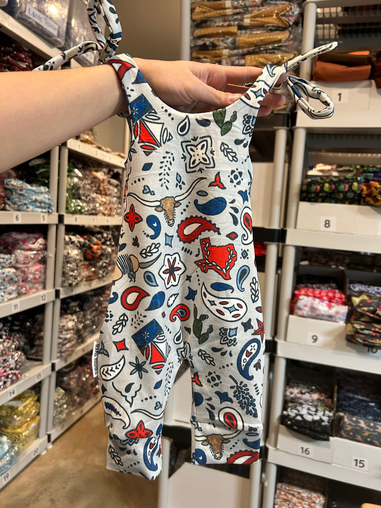 Lone Star - Tie Overalls - Texas Tushies - Modern Cloth Diapers & Beyond