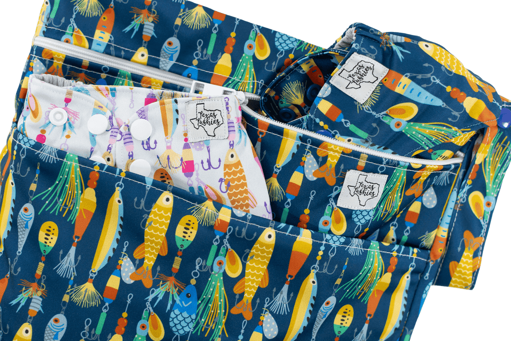 Lucky Lures - Wet Bag - Texas Tushies - Modern Cloth Diapers & Beyond